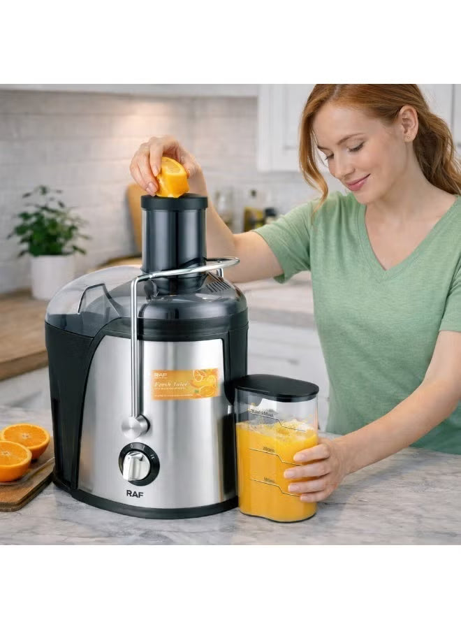 Compact Juicer Extractor 250W – Fast Juice Maker with 350ml Jug