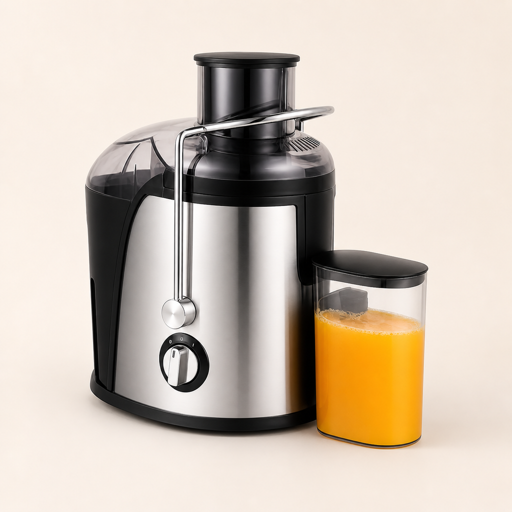 Compact Juicer Extractor 250W – Fast Juice Maker with 350ml Jug