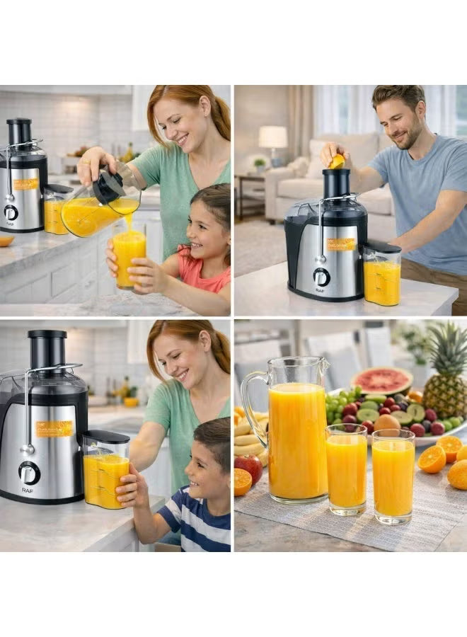Compact Juicer Extractor 250W – Fast Juice Maker with 350ml Jug